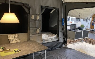 Camp-let Passion med mørke kabiner og komfortable senge